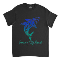 Panama City Beach Fl Shark Scuba Diving Surfer Florida Surf Classic T-shirt | Artistshot