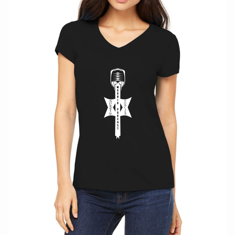 Morbid Podcast Women's V-Neck T-Shirt by Draxla store | Artistshot