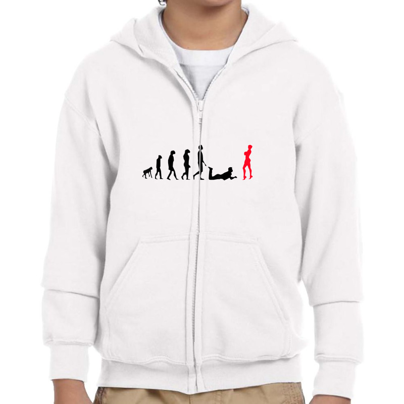 Evolution Of Mistress Submissive Dominatrix Youth Zipper Hoodie by timindonesia | Artistshot