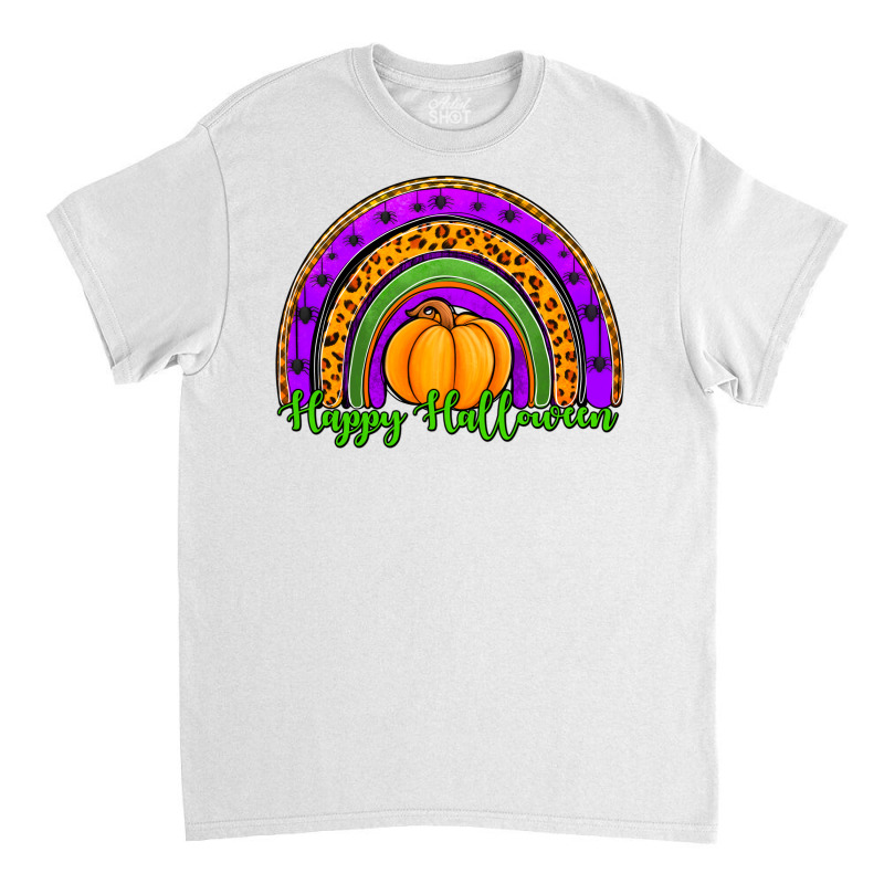 Happy Halloween Rainbow Classic T-shirt by Jasminsmagicworld | Artistshot