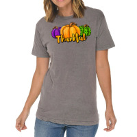 Halloween Pumpkins Thankful Vintage T-shirt | Artistshot