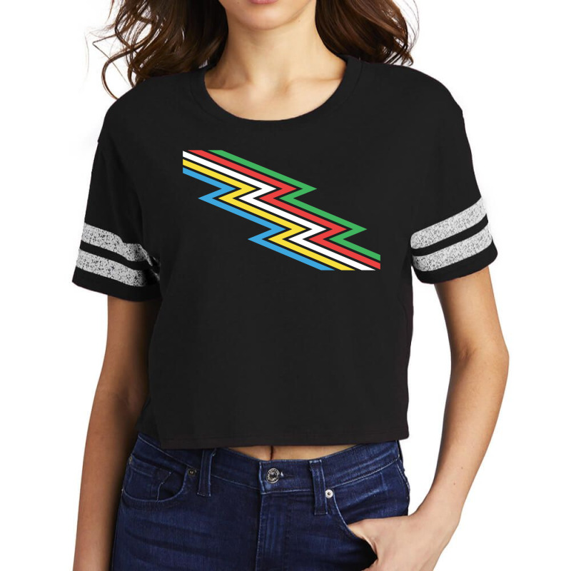 Disability Pride Flag July Disabled Pride Month Awareness Pullover Hoo Scorecard Crop Tee by corni3t6 | Artistshot