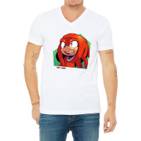 Knuckles Brass Meme V-neck Tee | Artistshot