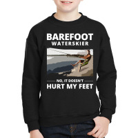 Barefoot Skiing Water Sport Motorboat Youth Sweatshirt | Artistshot