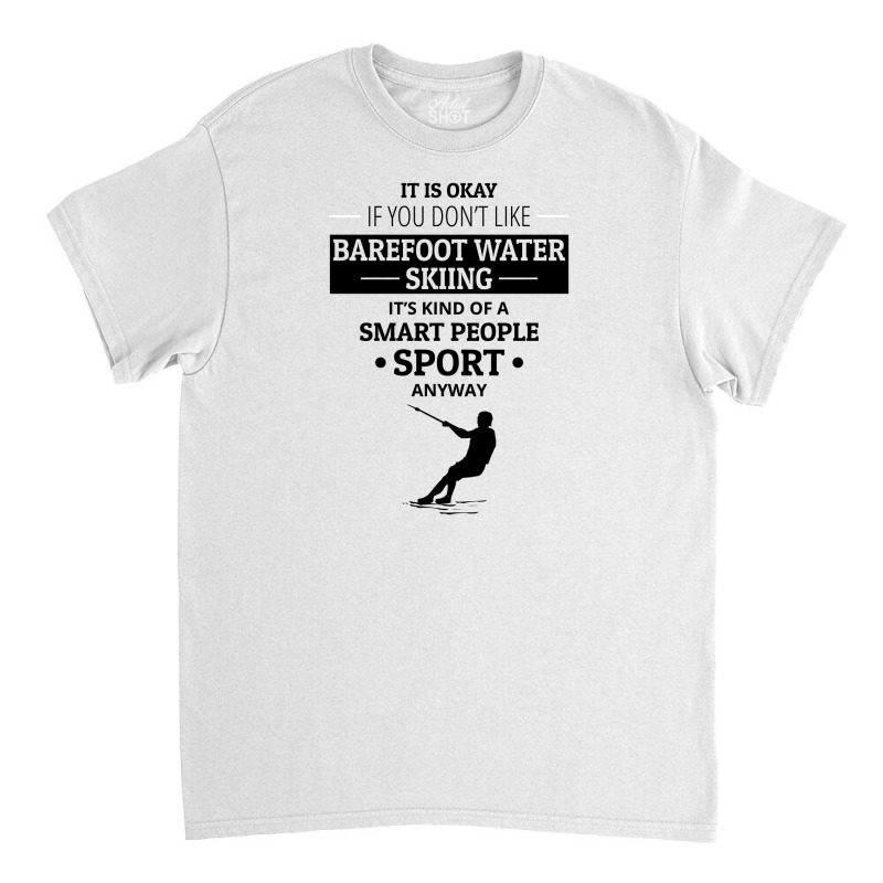 Barefoot Skiing Water Sport Motorboat Classic T-shirt by Tasteful Tees | Artistshot