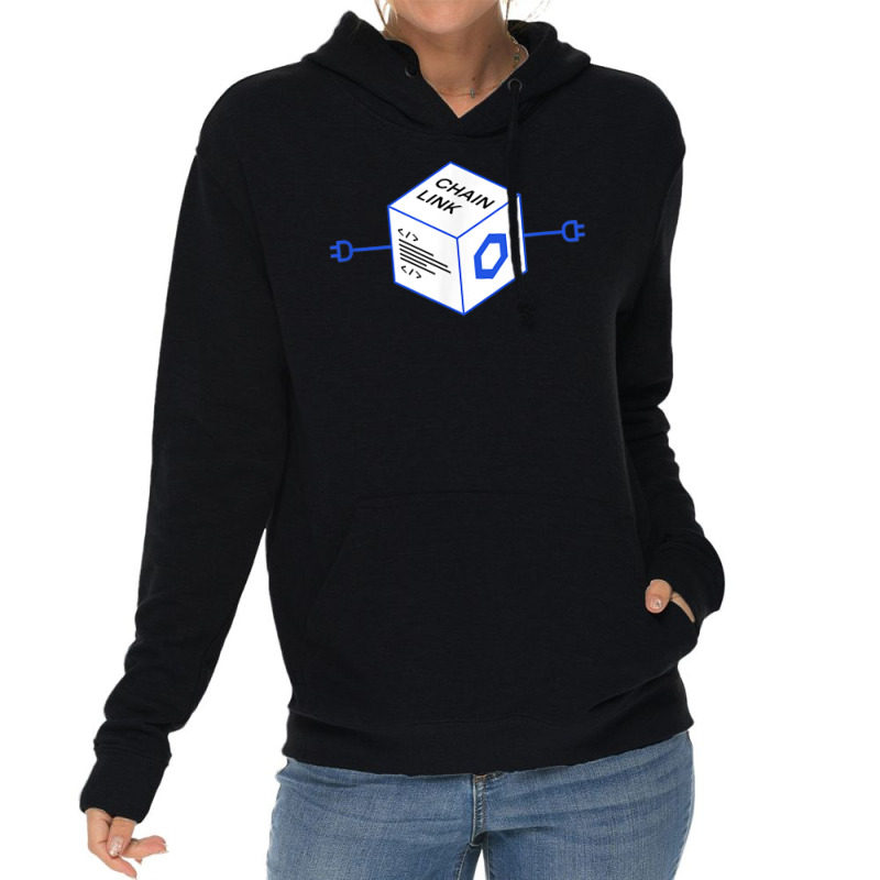 Chainlink Crypto Link Cryptocurrency Connecting The World T Shirt Lightweight Hoodie by rainandehay | Artistshot