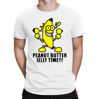 Peanut Butter Jelly Time Banana T-shirt | Artistshot