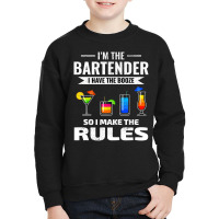 Bartender Barkeep Barman Barmaid Mixologist Funny Youth Sweatshirt | Artistshot