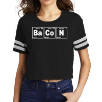 Bacon Periodic Table Shirt   Funny Bacon Chemistry Gift Scorecard Crop Tee | Artistshot