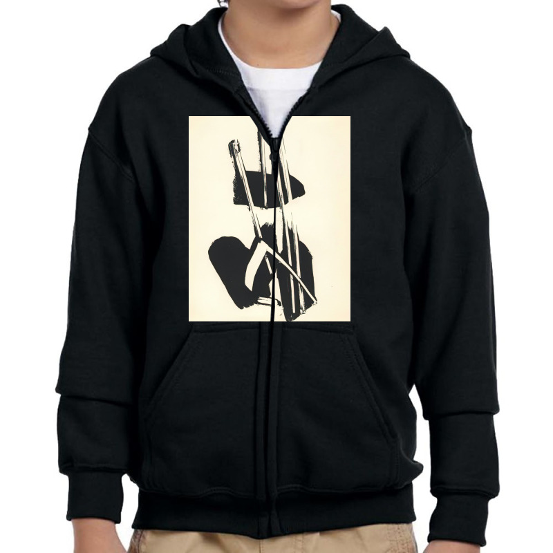 Pierre Soulages   Depaysage Youth Zipper Hoodie | Artistshot