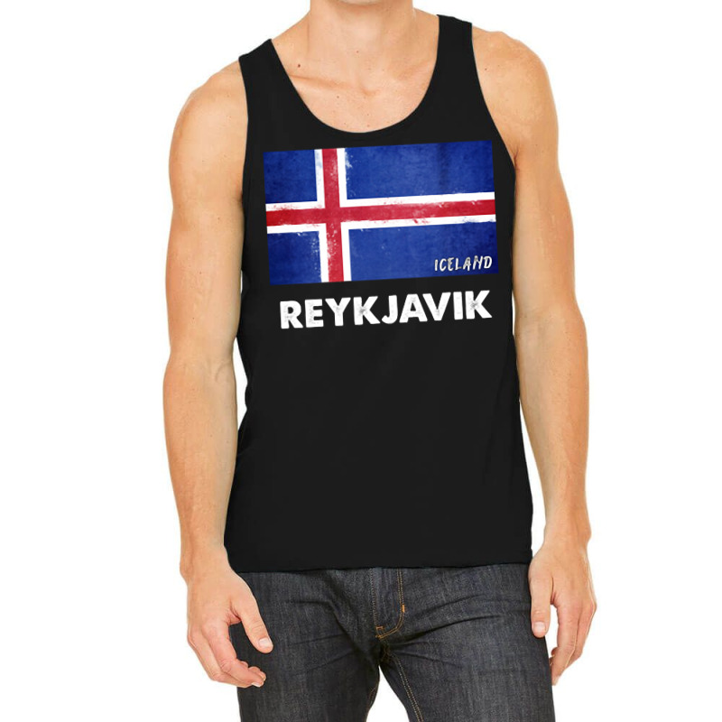 Reykjavik Iceland Flag Shirt  Reykjavik Long Sleeve T Shirt Tank Top by erinlorrai | Artistshot