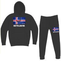 Reykjavik Iceland Flag Shirt  Reykjavik Long Sleeve T Shirt Hoodie & Jogger Set | Artistshot