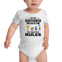 Bartender Barkeep Barman Barmaid Mixologist Funny Baby Bodysuit | Artistshot