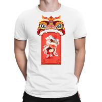 Chinese New Years For Men Dancing Tiger Dragon T Shirt T-shirt | Artistshot