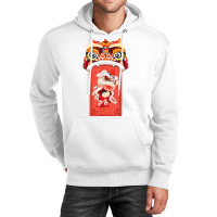 Chinese New Years For Men Dancing Tiger Dragon T Shirt Unisex Hoodie | Artistshot