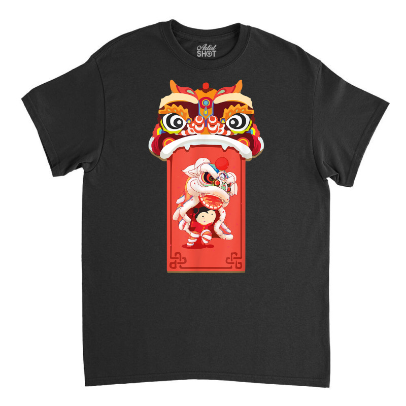 Chinese New Years For Men Dancing Tiger Dragon T Shirt Classic T-shirt by erinlorrai | Artistshot