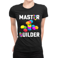 Kids Cool Master Builder Block Building For Boys Girls Ladies Fitted T-shirt | Artistshot