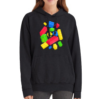 Falling Toy Bricks Essential Vintage Hoodie | Artistshot