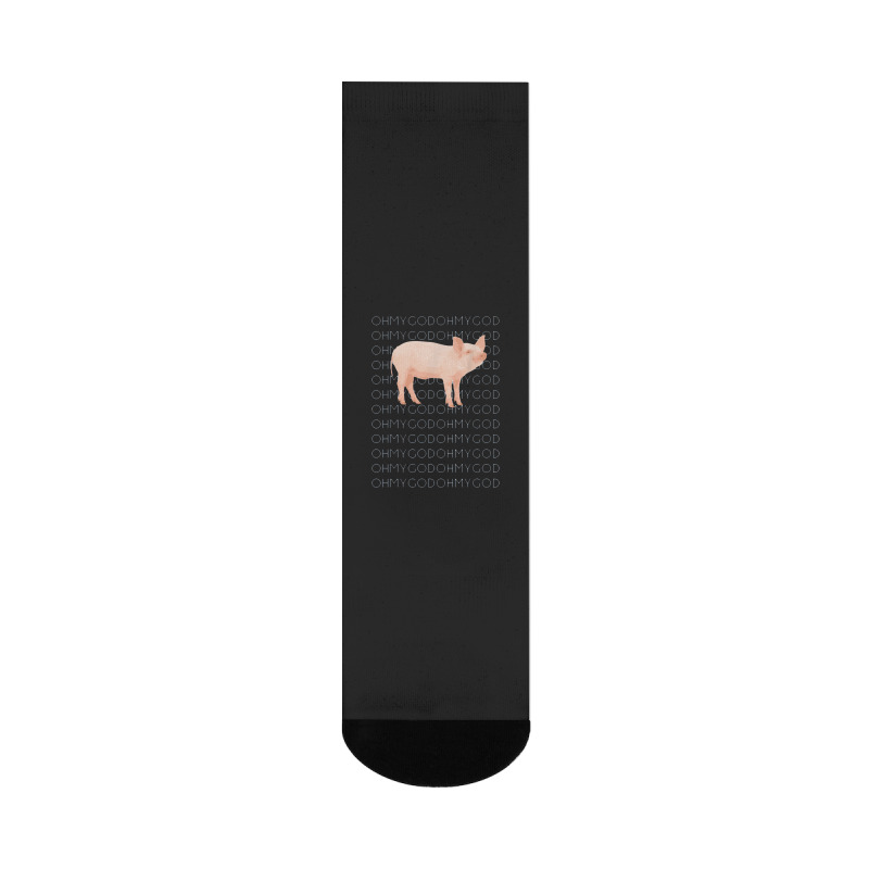 Oh My God Pig Crew Socks | Artistshot