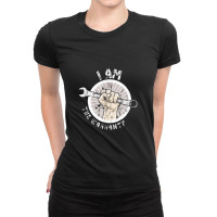 I Am The Warranty   Funny Mechanic Ladies Fitted T-shirt | Artistshot