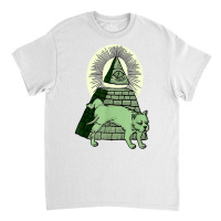 Fck Nwo Anti Illuminati All Seeing Eye Pyramide Mason T Shirt Classic T-shirt | Artistshot