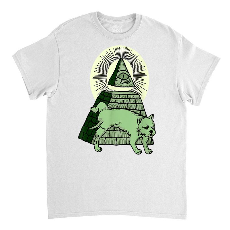 Fck Nwo Anti Illuminati All Seeing Eye Pyramide Mason T Shirt Classic T-shirt | Artistshot