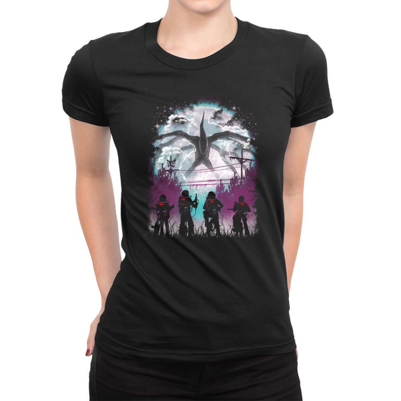 There’s Something Strange Ladies Fitted T-Shirt by chrisnom | Artistshot