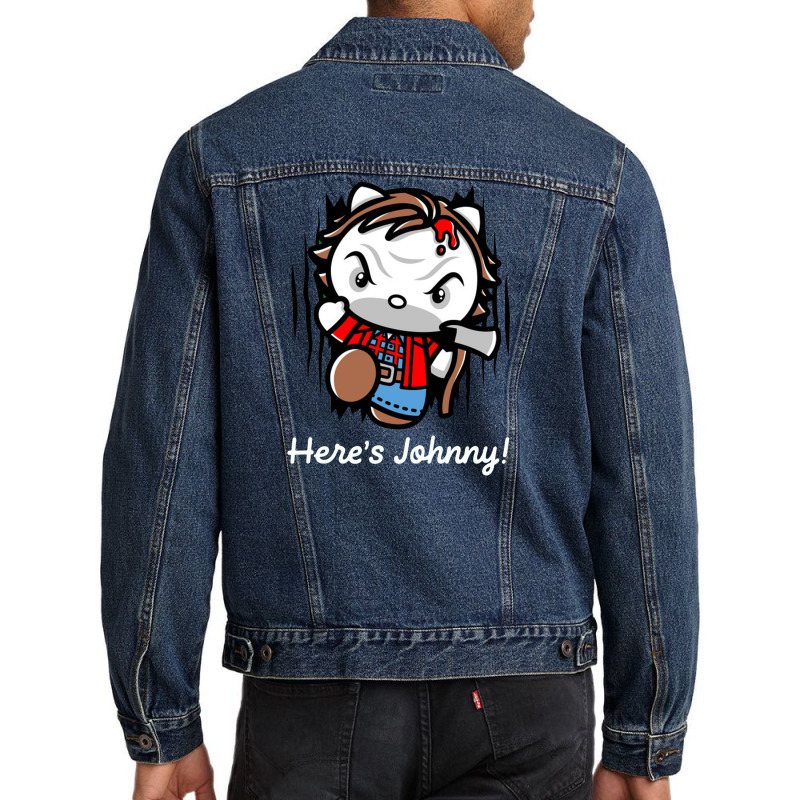 Hello Johnny Men Denim Jacket by chrisnom | Artistshot