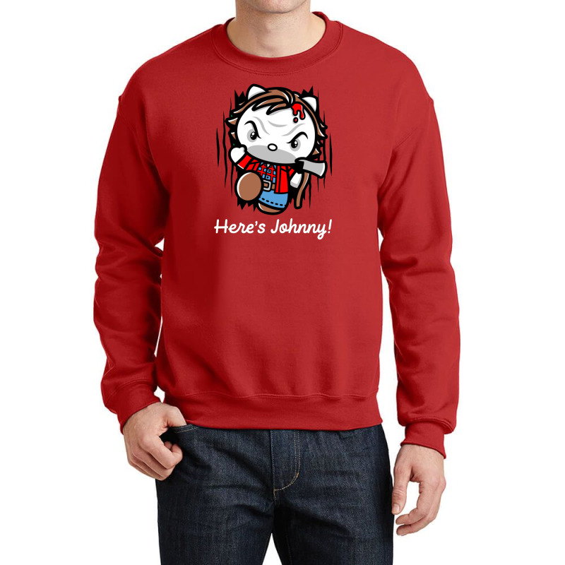 Hello Johnny Crewneck Sweatshirt by chrisnom | Artistshot