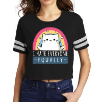 Equally Hate Scorecard Crop Tee | Artistshot