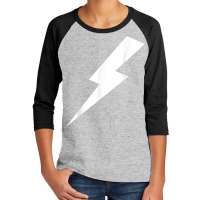 Lightning Bolt Print T Shirt Youth 3/4 Sleeve | Artistshot