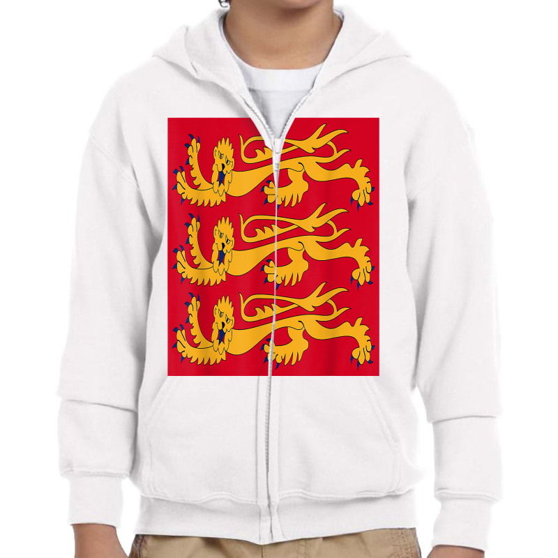 House Of Plantagenet T Shirt Angevin Empire Lancaster York Youth Zipper Hoodie | Artistshot