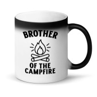 Brother Of The Campfire Funny Camping Quote Magic Mug | Artistshot