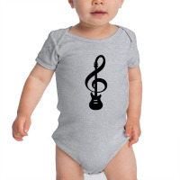 Music Note Electric Guitar T Shirt Baby Bodysuit | Artistshot