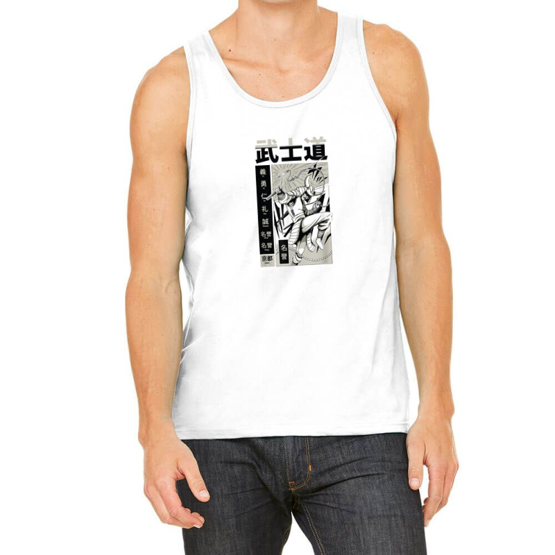 Japanese Samurai Warrior With Katana Sword Manga Samurai Tank Top | Artistshot