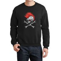 Punk Skull Crewneck Sweatshirt | Artistshot