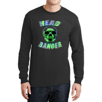 Skull Headbanger Long Sleeve Shirts | Artistshot