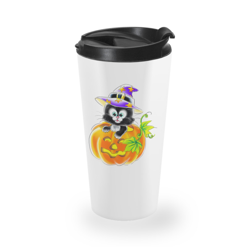 Halloween Cartoon Travel Mug | Artistshot