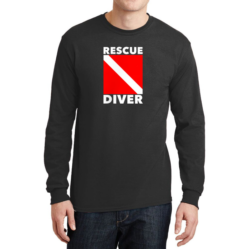 Scuba Divers Certified Rescue Diver Long Sleeve Shirts | Artistshot