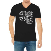 Newgrange Celtic Triskelion  Celtic Symbol Design Premium T Shirt V-neck Tee | Artistshot