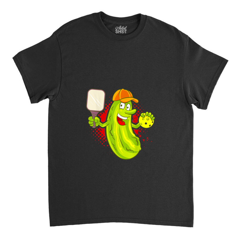 Pickleball Pickle Paddle Funny Humor Sports Classic T-shirt by dwindupadi | Artistshot