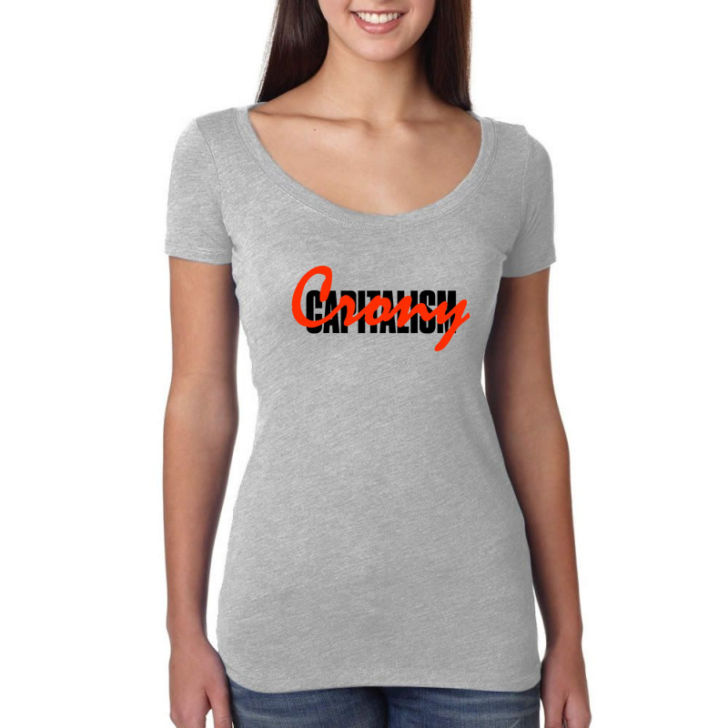 Capitalism Crony Women's Triblend Scoop T-shirt by NurB | Artistshot