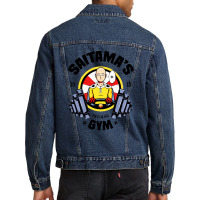 Saitama Gym Men Denim Jacket | Artistshot