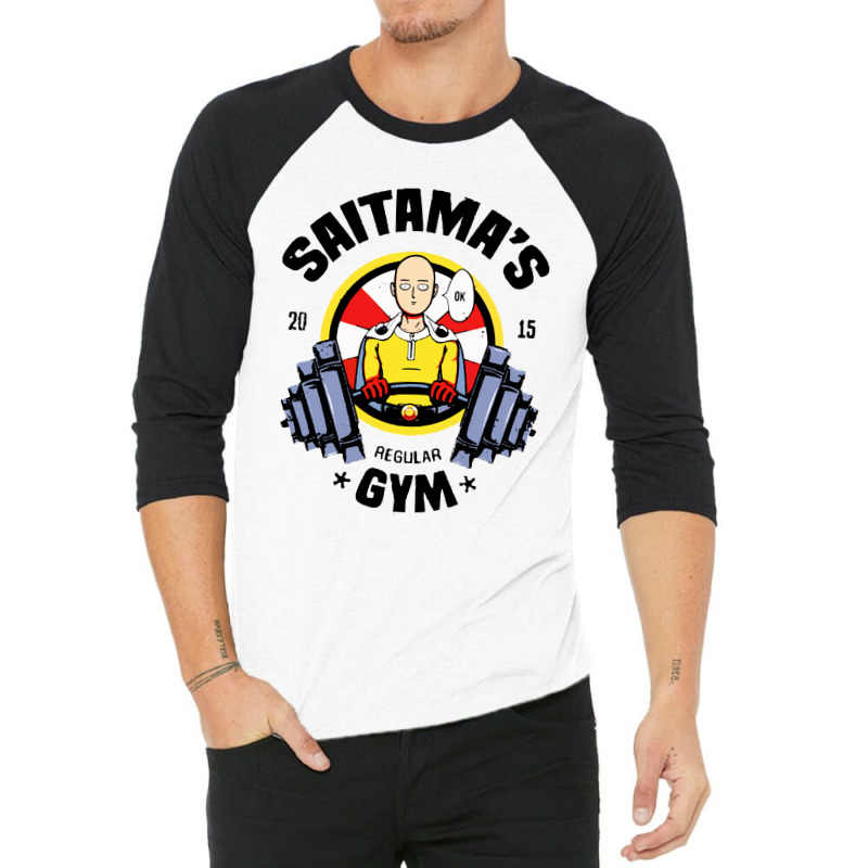 Saitama Gym 3/4 Sleeve Shirt | Artistshot