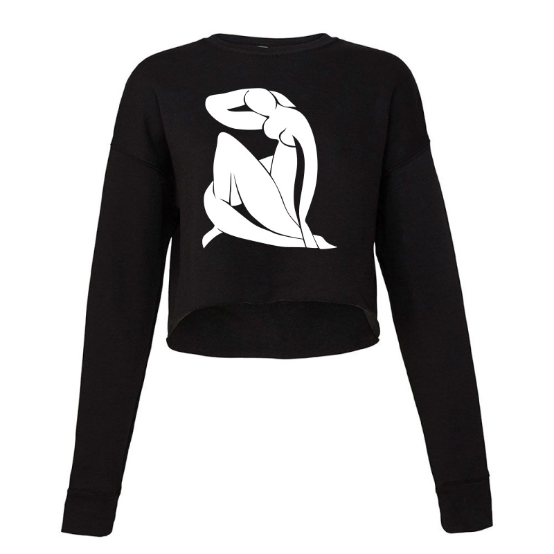 Woman Being Artistic Cropped Sweater | Artistshot