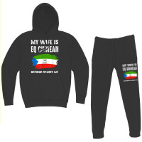 My Wife Is Eq Guinean Nothing Scare Me Flag Guinea Heritage T Shirt Hoodie & Jogger Set | Artistshot