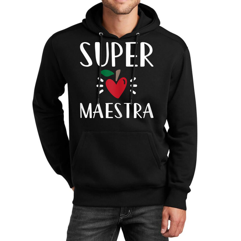 Womens Spanish Teacher Super Maestra Playera Bilingual Teacher T Shirt Unisex Hoodie by tandonwelters | Artistshot