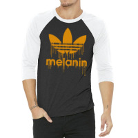 Dripping Melanin 3/4 Sleeve Shirt | Artistshot