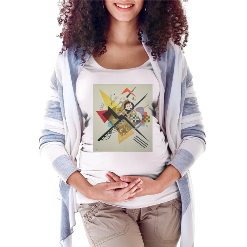 Wassily Kandinsky Composition, 1922 Maternity Scoop Neck T-shirt | Artistshot