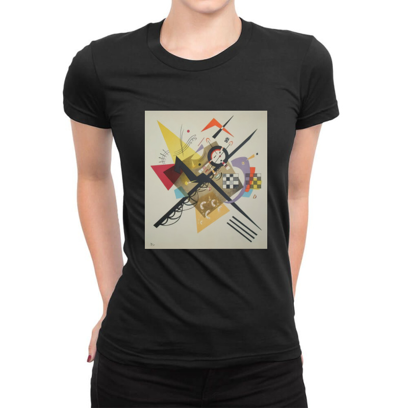 Wassily Kandinsky Composition, 1922 Ladies Fitted T-shirt | Artistshot